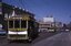 Trams 26 and 27 shunting in Lydiard St North.