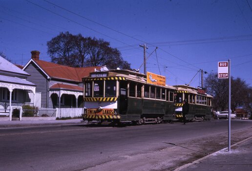 Trams 26 and 27 at Mt Pleasant