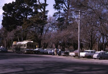 Slide - Set of 8, Warren Doubleday, Ballarat - last day of the Mt Pleasant line, 5/9/1971