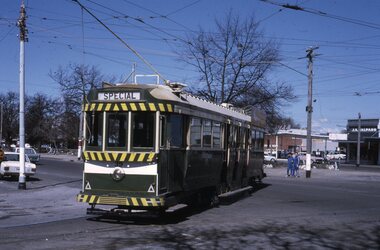 Slide - Set of 6, Warren Doubleday, Ballarat - last day of the Lydiard St Nth to Sebastopol line, 19/9/1971