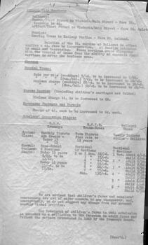 Fare and charges comparisons