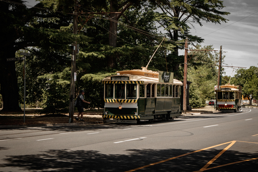 Trams 13 and 33 at Carlton St terminus
