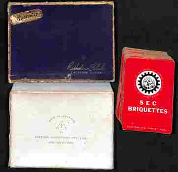 Playing cards - SEC Briquettes