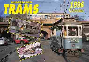 Ephemera - Ephemera - calendar, Topmill Pty Ltd, "Australian Trams - 1996 Calendar", 1995