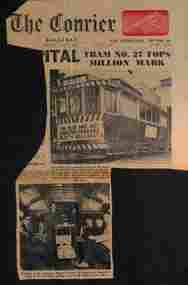 "Tram No. 27 tops million mark"
