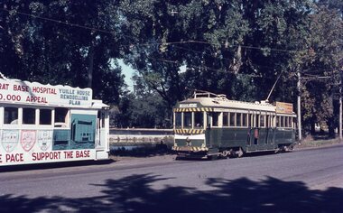 SECV Ballarat trams 21 and 34 Depot Loop Wendouree Parade.