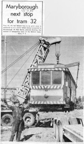 Maryborough next stop for tram 32.