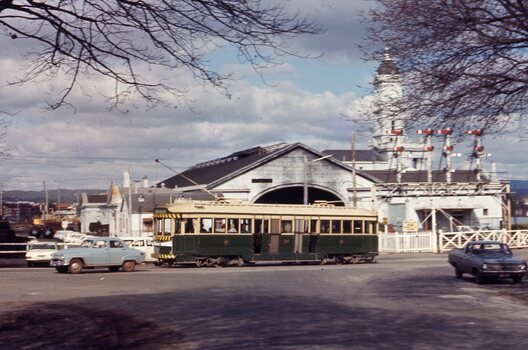 Tram 34 at Level crossing