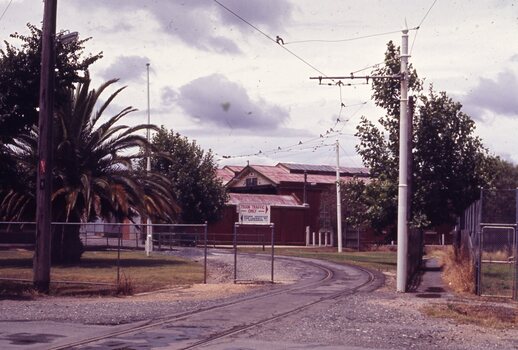 Front entry to the depot.