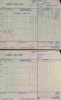 "Timekeeping procedure - weekly time sheets" - sample