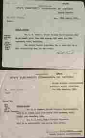 Set of two forms re annual leave of Supt.