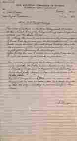 Document - Memo, State Electricity Commission of Victoria (SECV), "Red tail lamps and relays", 30/11/1949