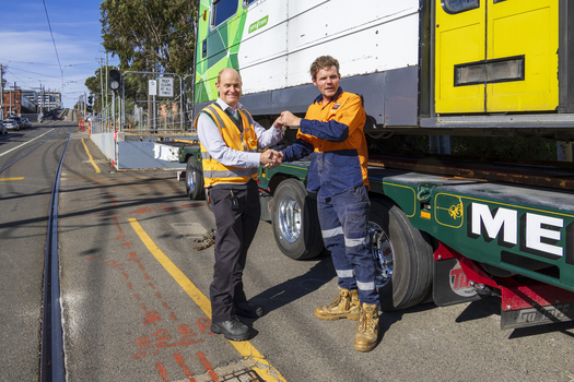 Handing over the keys