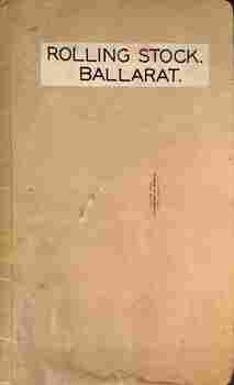 "Rolling Stock Ballarat" - folder