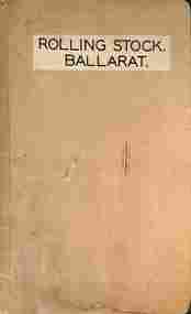 "Rolling Stock Ballarat" - folder