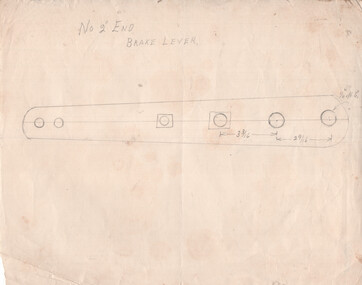 "No 2 end brake lever"