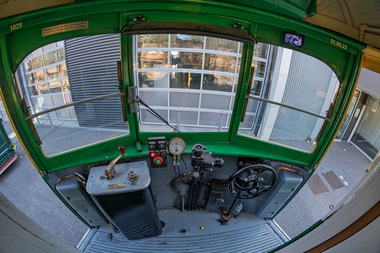 Drivers cabin tram 1029