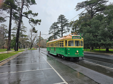 Digital image - tram 1029 Wendouree Parade