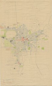 Plan - Map of Greater Ballarat Residential Development. c1949, State Electricity Commission of Victoria (SECV), City of Ballarat, c1949, c1949