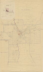 Plan - Map of Greater Ballarat Residential Development. c1949, State Electricity Commission of Victoria (SECV), City of Ballarat, 29/8/1949, c1949
