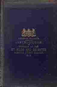 "Instructions re working of the St Kilda Brighton Electric Street Railway" - cover