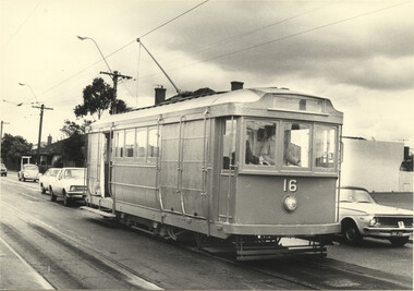 Tram 16 (16W), St Georges Road - BTPS Driver training