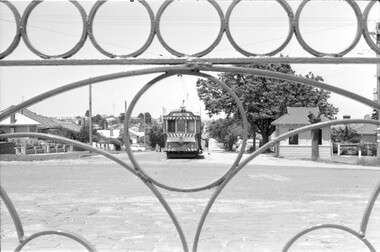 Photograph - SECV Ballarat 41 at Lydiard St Nth terminus, Mal Rowe, 22/11/1969