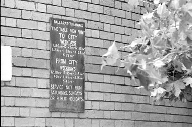 Timetable board - View Point - Power station