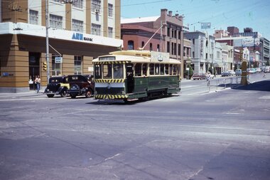 BTPS tram 14 at the intersection of Elizabeth and La Trobe Streets.