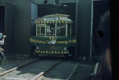 BTPS Opening of depot extension with tram 14
