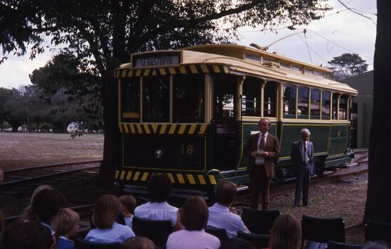BTPS - launch of tram 18 - Borough of Sebastopol - 2