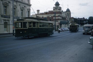 SECV Ballarat level crossing trams 30 & 32