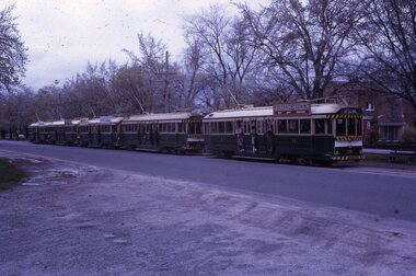 SECV Ballarat trams - ARE Ballarat tour day - the line up