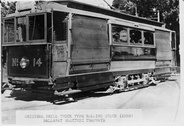 Esco Tram 14 at depot.