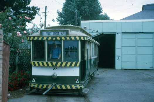 BTPS Moving trams at old SECV depot - set of 4
