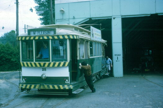 BTPS Moving trams at old SECV depot - set of 4