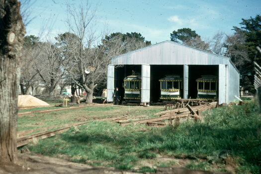 BTPS depot prior to track laying - set of 2