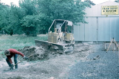 BTPS Depot - grading No. 3 road
