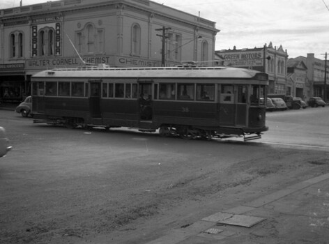 SECV Ballarat 38 in Sturt St crossing Doveton St.