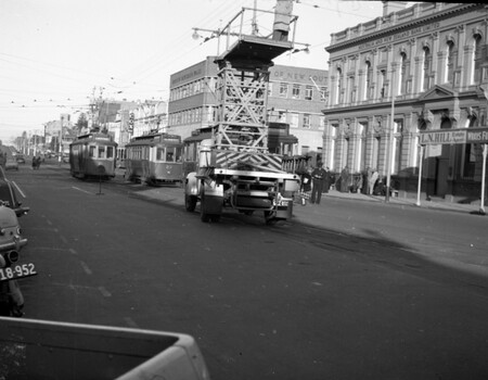 SECV Geelong 21, 23 & Tower Truck Ryrie St.