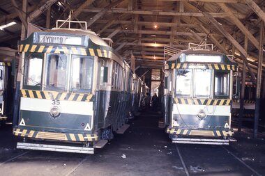 Photograph - SECV Ballarat - last day of operations - set of 11, George Stevens, 19/9/1971