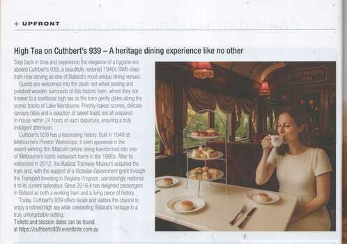 "Ballarat + Central Highlands - Living" - item on Cuthberts 939