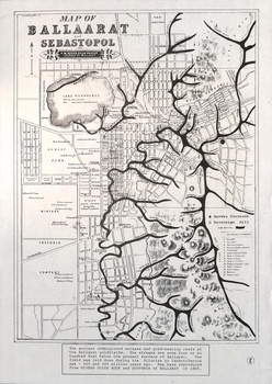 Ballarat and Sebastopol gold leads and streets