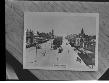 Negative - Early Picture of Ballarat Tramways - set 4 of 4, Robert Green