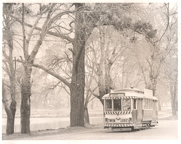 Photograph - SECV Ballarat 17 at Carlton St, Robert Green, 14/9/1968