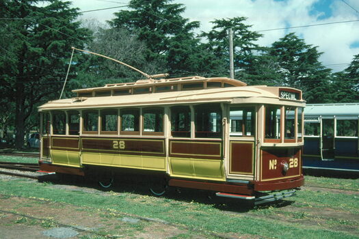 Launch of repainted tram 28 - 1