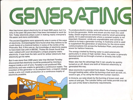 Poster Generating Electricity - 2