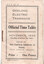 "Geelong Electric Tramways - Official Time Table"  - 1933
