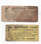 Geelong Tramways 2d strip ticket - rear
