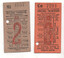 Geelong Tramways light card tickets